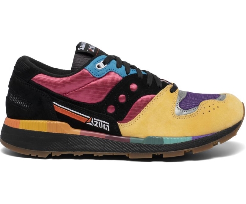 Tenis Saucony Azura Golden Era Unisexo Zapatos Originales Multi / Gum México MX-258-QH